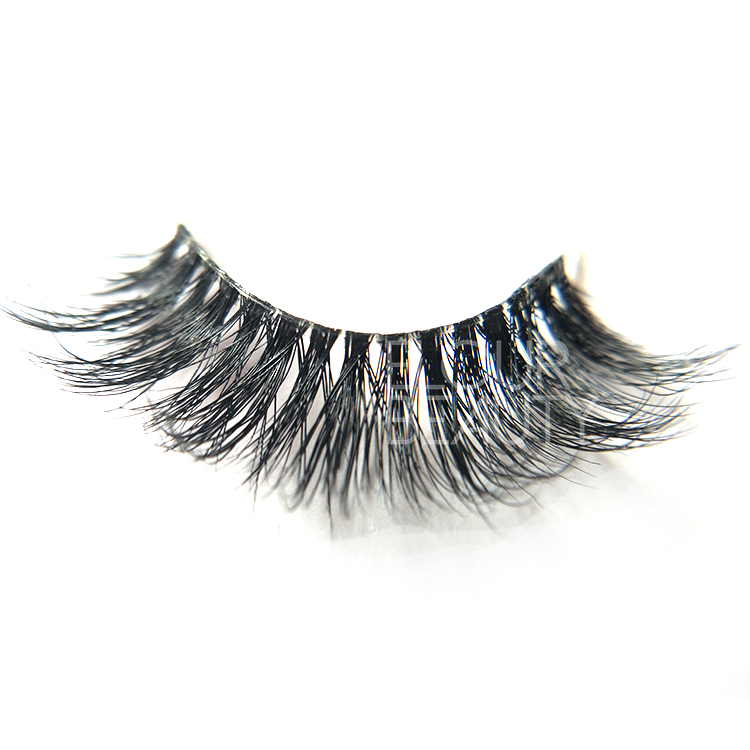 3D naked band long mink lashes best lash cosmetics China ED89